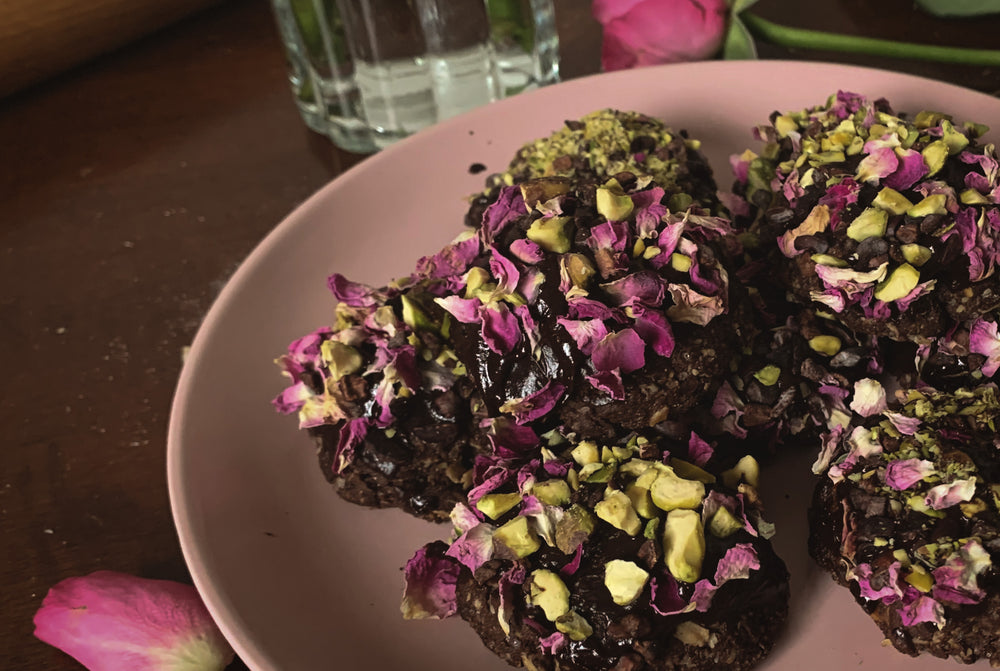 Pistachio & Rose Cookies