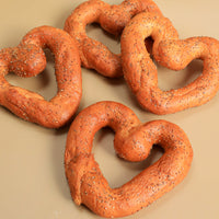 Heart-shaped Bagels