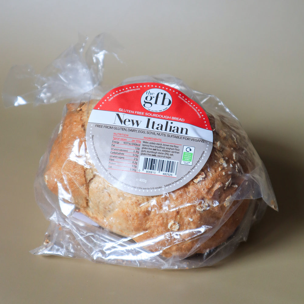 
                  
                    New Italian loaf- Gluten Free Sourdough Loaf
                  
                