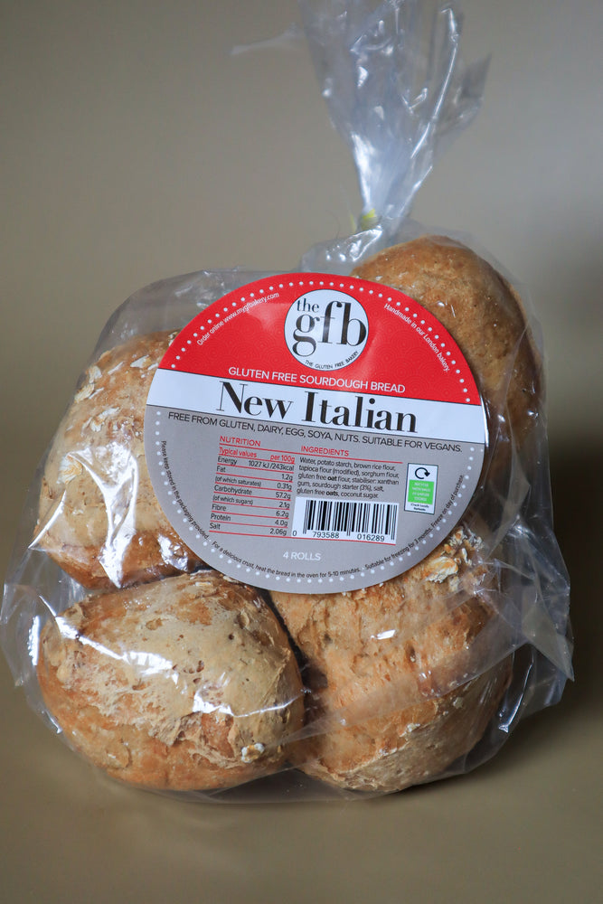 
                  
                    New Italian Rolls- Gluten Free Sourdough (Packet of 4)
                  
                