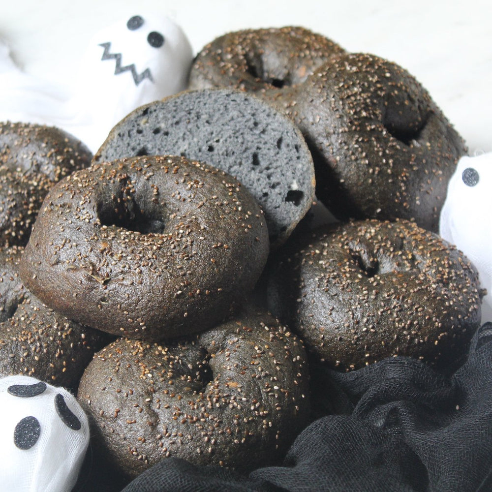 Black Bagels- Gluten Free with Chia Seeds (Packet of 5)